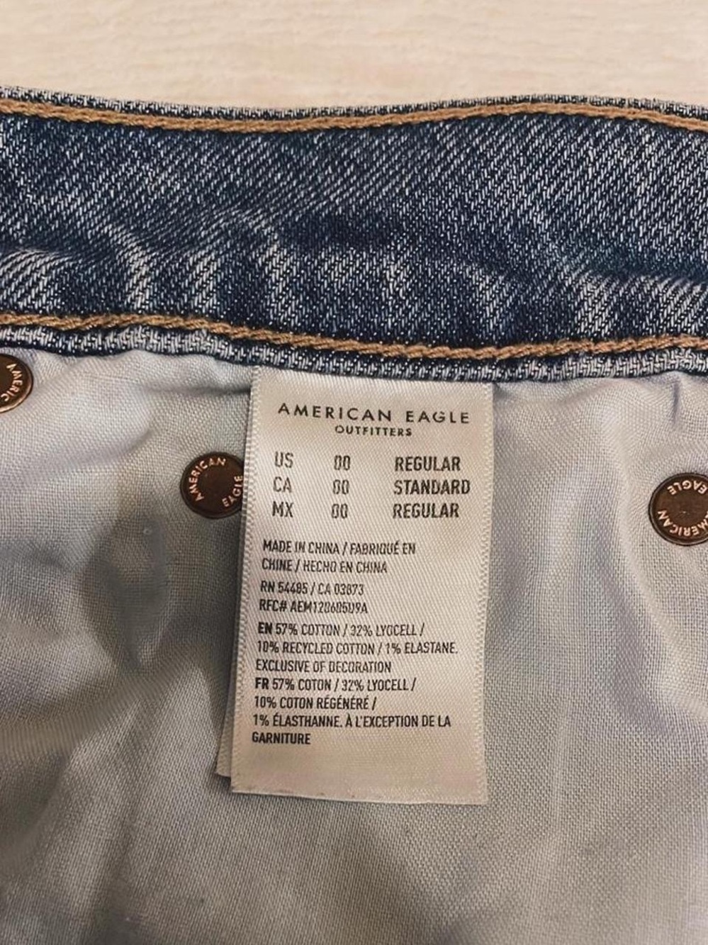 American Eagle Outfitters Super High-Rise Ankle Straight Jean - Picture 7 of 8